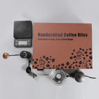 Steel Grinder Kettle Coffee Set