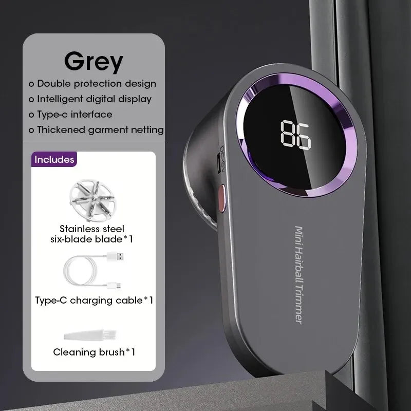 LED Digital Electric Lint Remover