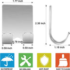 2pcs Razor Stainless Steel Holder