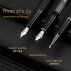 Black Grey Fountain Pen Gift Set