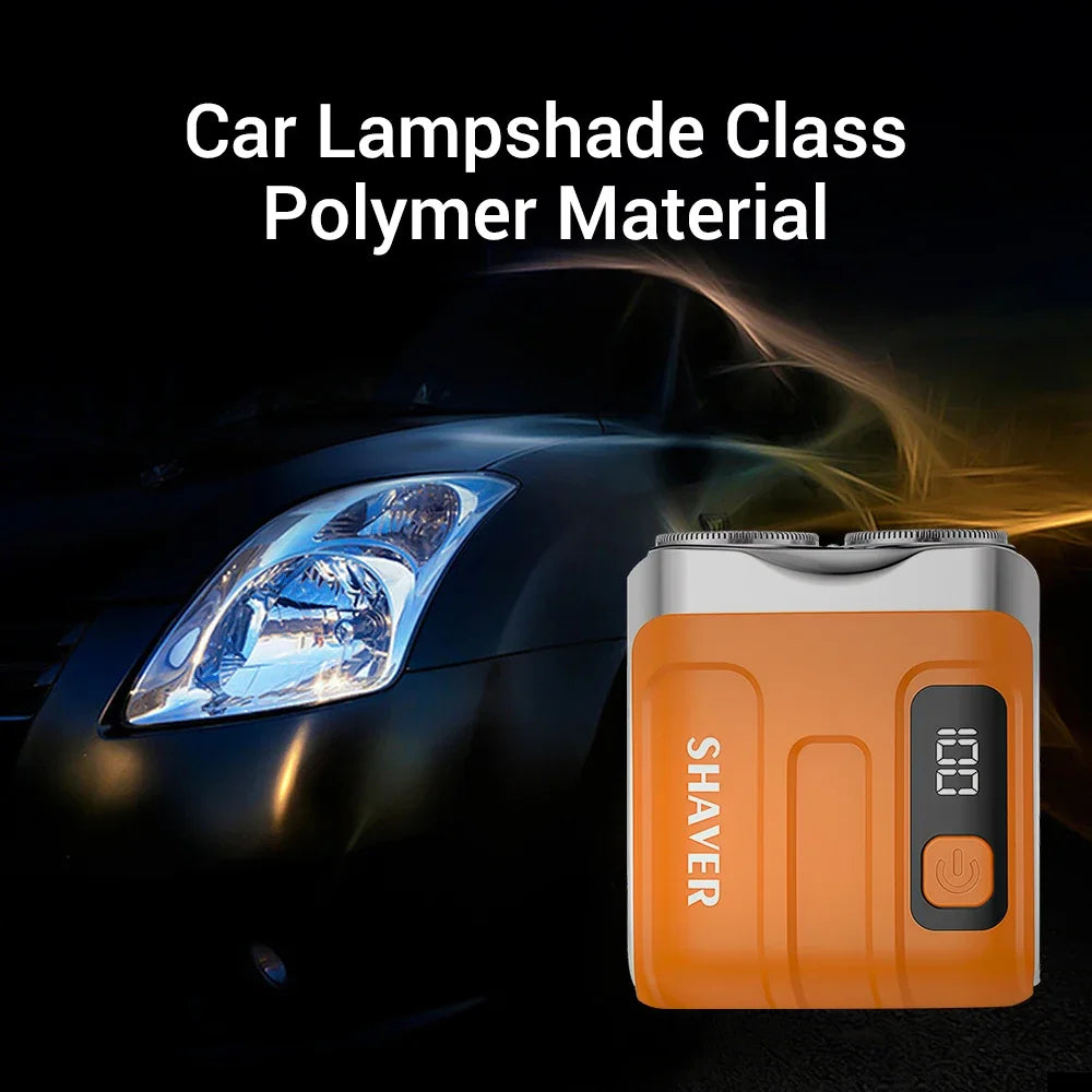 Intelligent Digital Display Washable Mini Electric Shaver